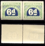 6 d ... MNH Pair ... Australia Stamps