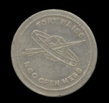 Fort Bliss, TX ... NCO Open Mess 10 Cent Token