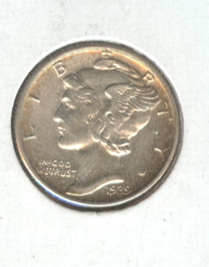 1939 MERCURY DIME