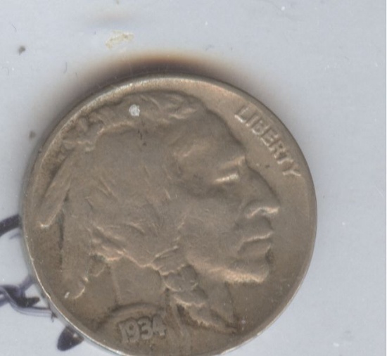 1934-D BUFFALO NICKEL