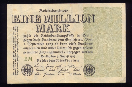 1,000,000 Marks ... Old German Banknote