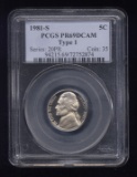 1981-S ... PCGS Proof 69 DCAM ... Jefferson Nickel