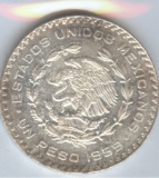 1959 MEXICO SILVER ONE PESO