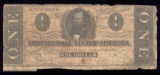 $1 ... Confederate States ... Bank Note