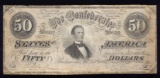 $50 ... Confederate States ... Bank Note