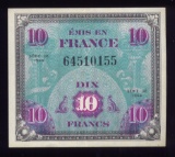 10 Francs ... 1944 France Occupation Note