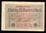 50,000,000 Marks ... Old German Banknote