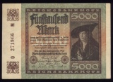 1922 ... 5000 Marks ... Old German Bank Note