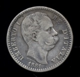 1881 ... 2 Lire ... Italy Silver Coin