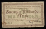 20,000,000 Marks ... Old German Banknote