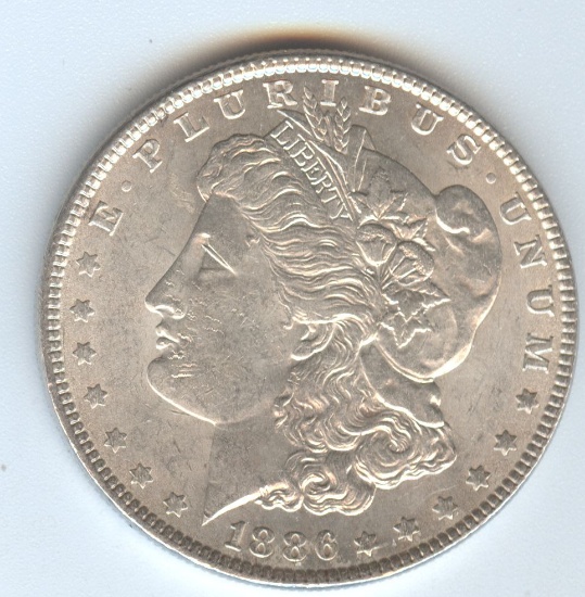 1886 MORGAN SILVER DOLLAR