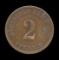 1874-A ... 2 Pfennig ... Old German Coin