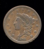 1838  ...  Grade = F+   Fine+  ... Large Cent