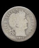 1912-S ... Better Date ... Barber Dime