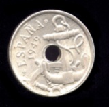 1949 ... UNC  50 Centimos ... Spain