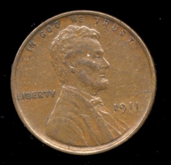 1911 ... XF++ ...  Lincoln Cent