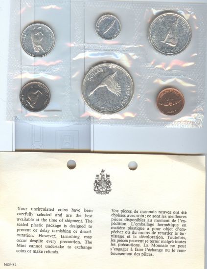 1967 CANADIAN MINT SET