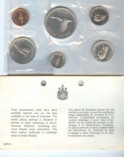 1967 CANADIAN MINT SET