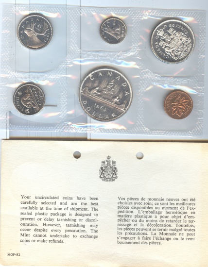 1963 CANADIAN MINT SET
