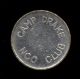 Camp Drake NCO Club Token ... Japan