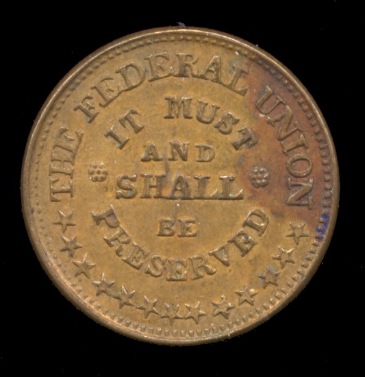 1863 ... It Must Be Preserved... Civil War Token ... 219-324