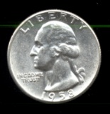 1958 ... Type B Rev ... CH BU ... Washington Quarter