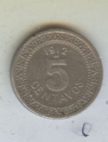 1912-M MEXICO 5 CENTAVOS