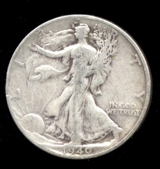 1940-S ...  Better Date  ... Walking Liberty Half Dollar