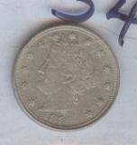 1883 LIBERTY HEAD NICKEL
