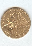 1914 GOLD QUARTER EAGLE