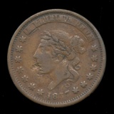 1837 ... Not One Cent for Tribute ... Hard Time Token