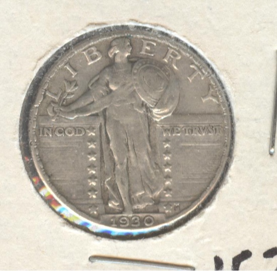 1930 LIBERTY STANDING QUARTER