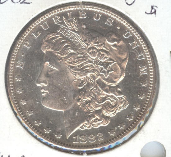 1882-S MORGAN SILVER DOLLAR