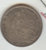 *1898-J/F PERU 1/5 SOL