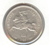 *1925 LITHUANIA SILVER (2) DU LITU