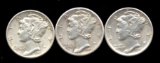 1944-P D S Set ... High Grade ... Mercury Dimes