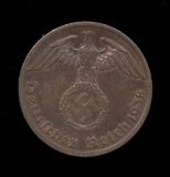 1938-A ... 1 Pfennig ... Nazi Old German Coin
