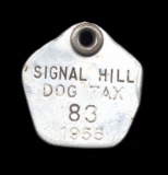Signal Hill, CAL ... 1955 Dog Tag