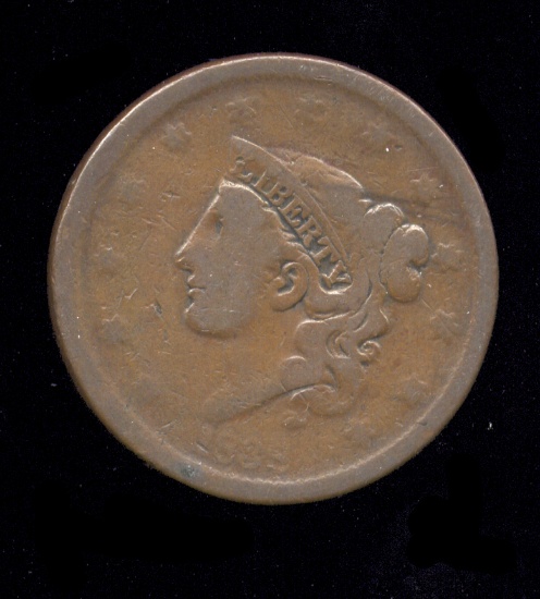 1838  ...  VG+  ... Large Cent