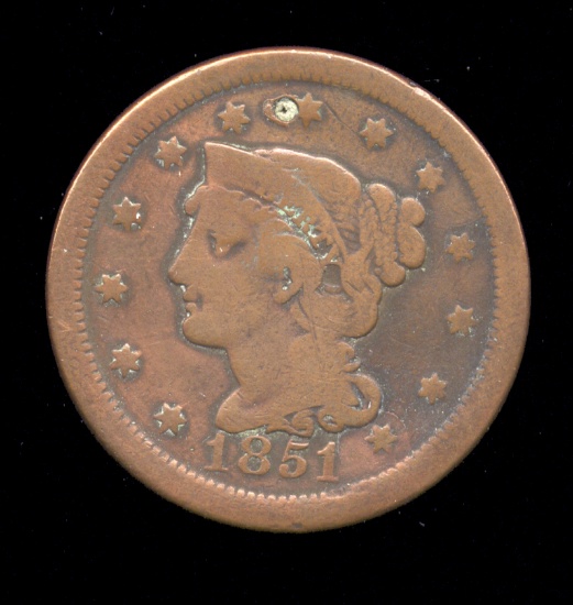 1851 ... Very Good ... Large Cent