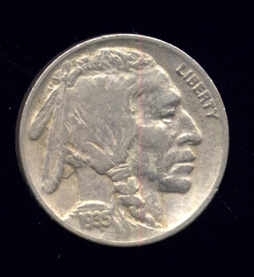 1935-D/D ... ERROR ... Buffalo Nickel