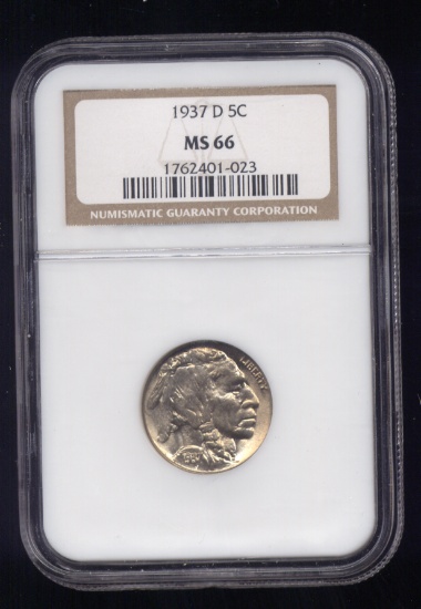 1937-D ... MS-66  NGC ... Buffalo Nickel
