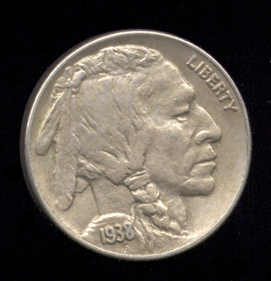 1938-D ... AU+ ... Buffalo Nickel