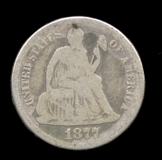 1877-S ... Seated Liberty Dime