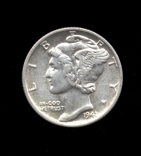 1941  ... High Grade ... Mercury Dime