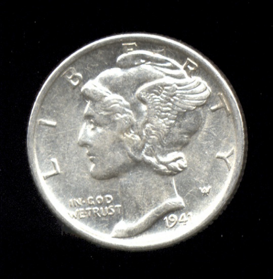 1941-S  ... High Grade ... Mercury Dime