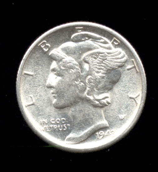 1943-S ... High Grade ... Mercury Dime