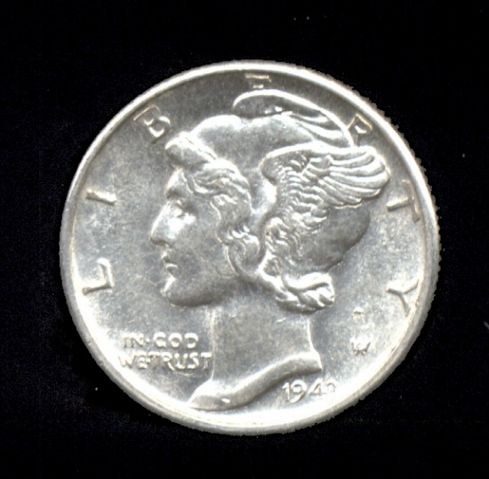 1943-S ... High Grade ... Mercury Dime