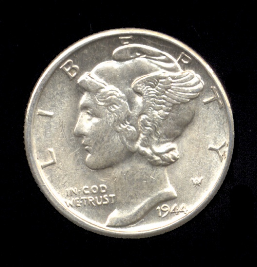 1944-D ... High Grade ... Mercury Dime