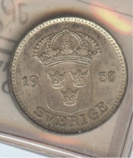 *1938-G SWEDEN 25 ORE